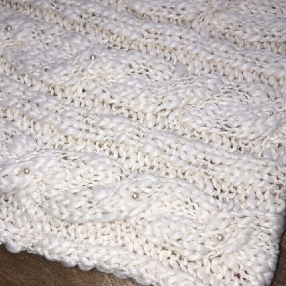 Cozy Cream Chunky Knit Infinity Scarf - Women Accessories - Picture 6 of 6